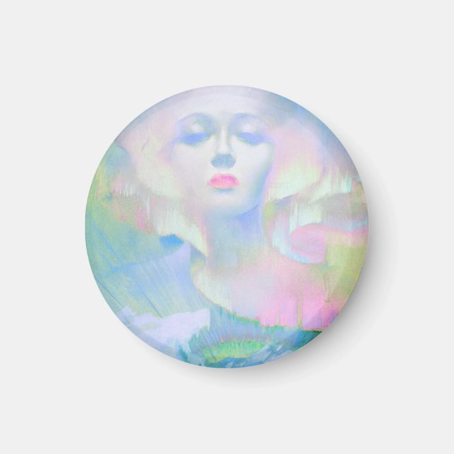Aurora by Clive Henry pastel light Magnet (Front)