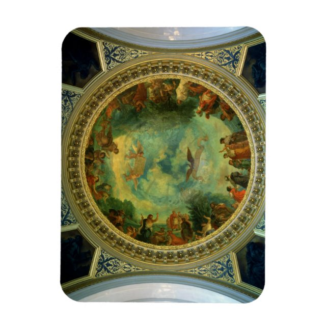 Aurora, ceiling painting possibly from the Library Magnet (Vertical)