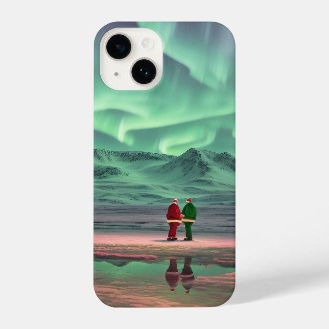 Aurora Christmas iPhone Case (Back)