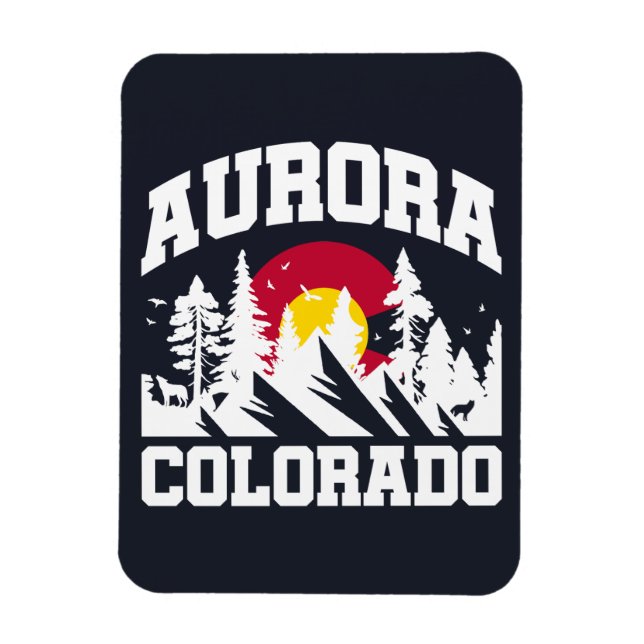 Aurora,Colorado Magnet (Vertical)
