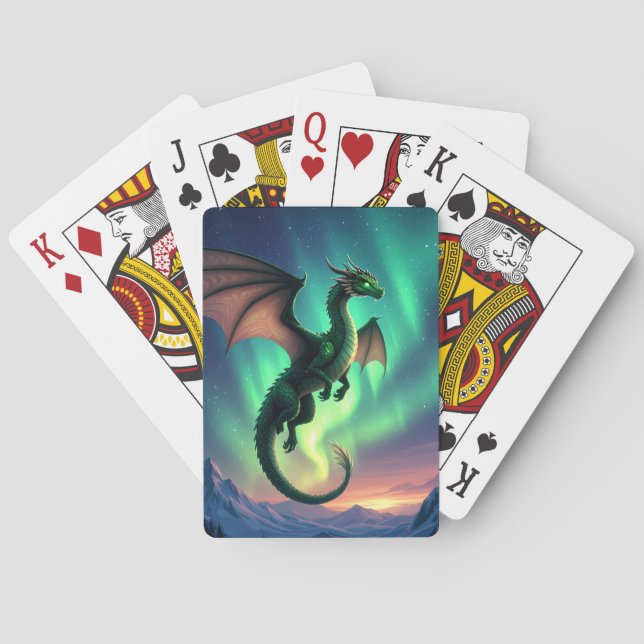 Aurora Dragon Playing Cards (Back)