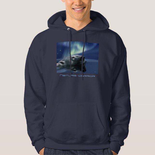 AURORA DREAMING  Polar Bear Hoodie (Front)