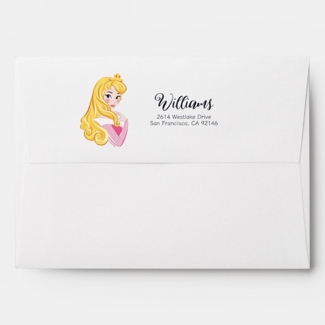 Aurora Fairest of Them All Envelope (Back (Top Flap))