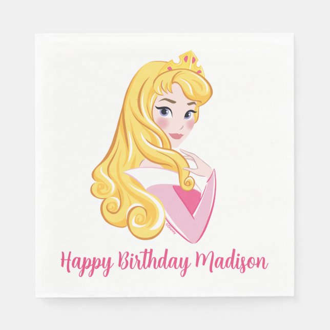 Aurora Fairest of Them All Napkin (Front)