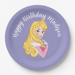 Aurora Fairest of Them All Paper Plate