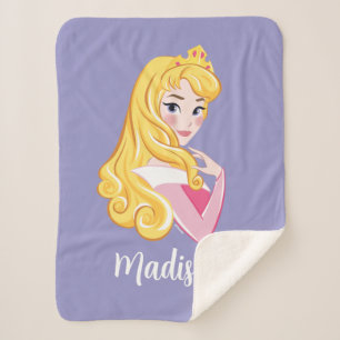 Aurora Fairest of Them All Sherpa Blanket