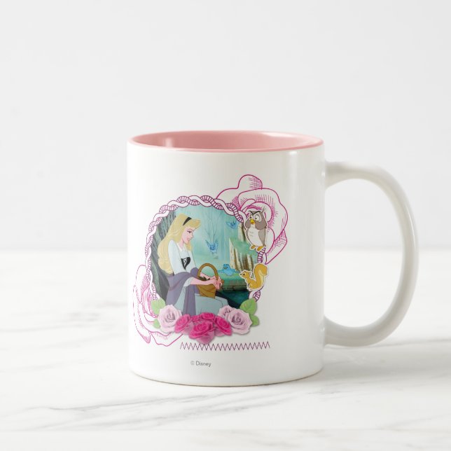 Aurora - Gentle and Graceful Two-Tone Coffee Mug (Right)