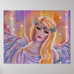 Aurora goddess of dawn by Renee Lavoie Print