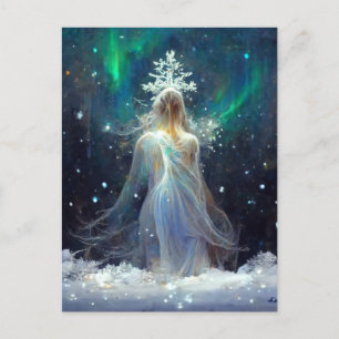Aurora goddess postcard