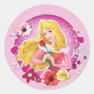 Aurora - Graceful Princess Classic Round Sticker