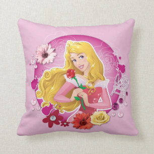 Aurora - Graceful Princess Throw Pillow