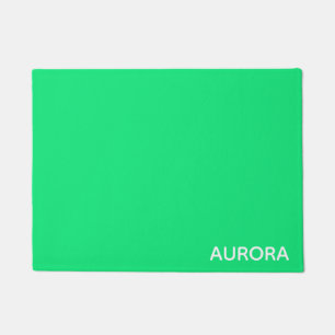 Aurora green colour name doormat