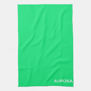 Aurora green colour name kitchen towel