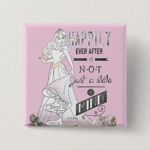 Aurora - Happily Ever After 2 Inch Square Button