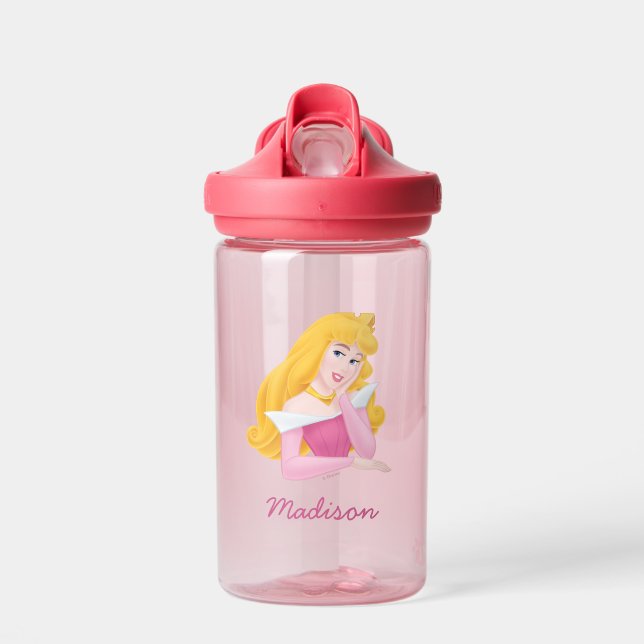 Aurora Headshot | Add Your Name Water Bottle (Front)