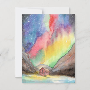 Aurora in the Valley Card