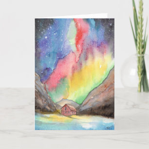 Aurora in the Valley Thank You Card