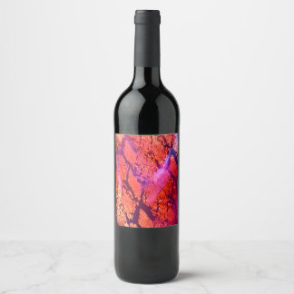 Aurora-Inspired Luxury Art Wine Label