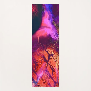 Aurora-Inspired Luxury Art Yoga Mat