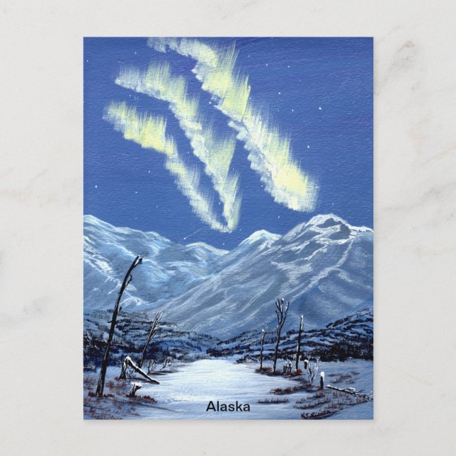 Aurora Lights Postcard (Front)