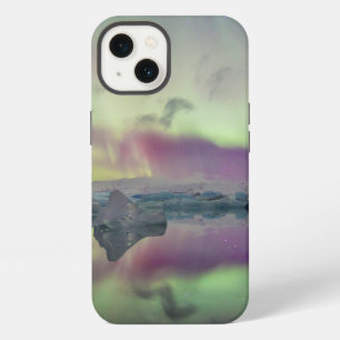 Aurora Lights Reflect Lagoon Iceland iPhone 13 Case