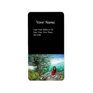 AURORA / MAGIC TREE, green, blue, Label