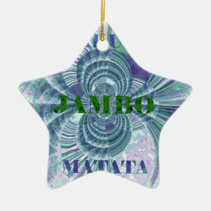 Aurora Matata Art Print Ceramic Ornament