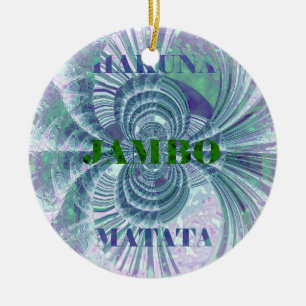 Aurora Matata Art Print Ceramic Ornament