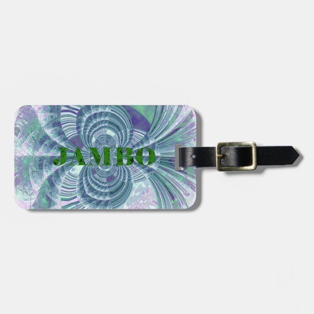 Aurora Matata Art Print Luggage Tag (Front Horizontal)