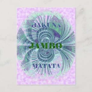 Aurora Matata Art Print Postcard