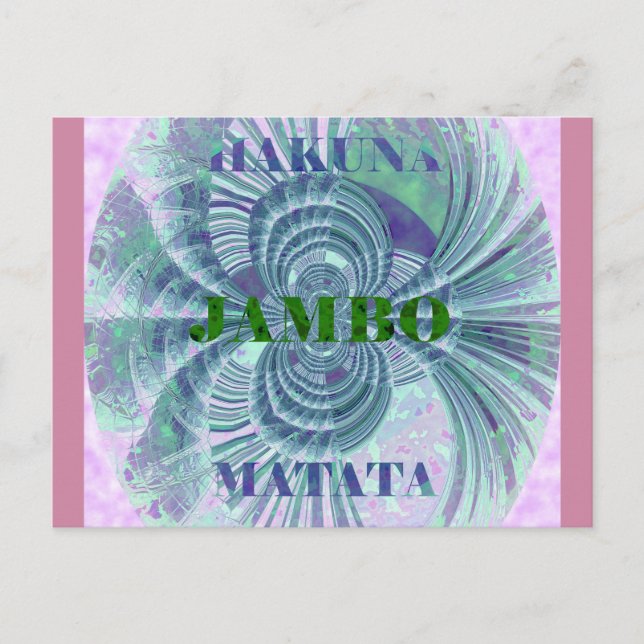 Aurora Matata Art Print Postcard (Front)