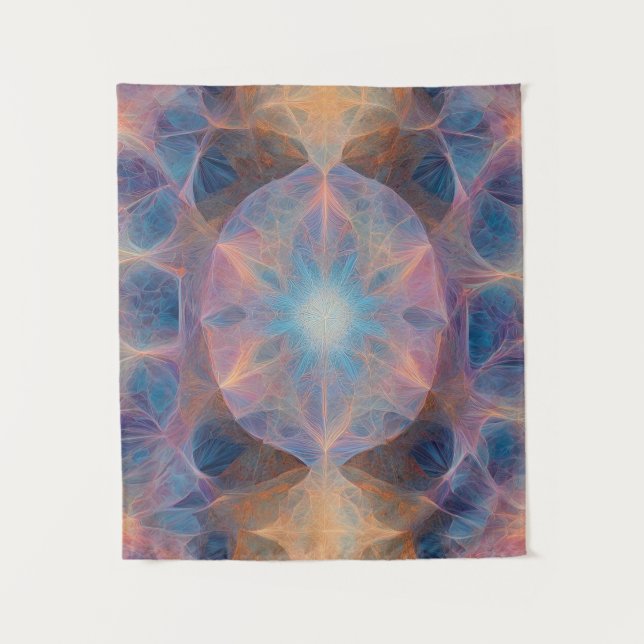 Aurora Nexus: Geometric Radiance Tapestry (Front)