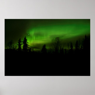 Aurora over Denali poster
