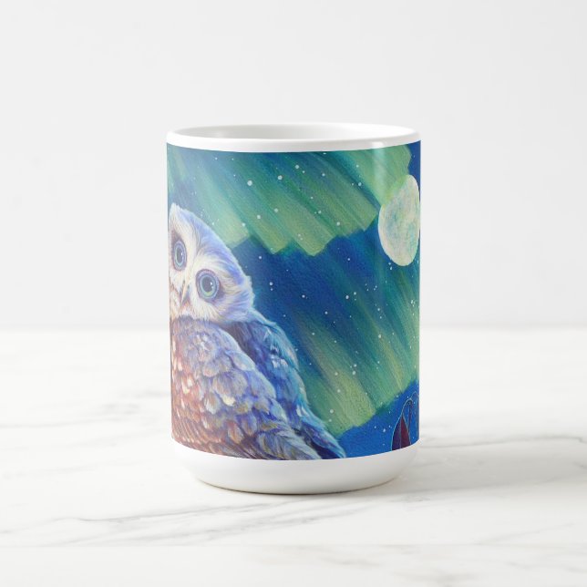 Aurora Owl Coffee Mug (Center)