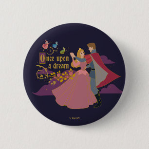 Aurora & Phillip Once Upon a Dream Waltz 2 Inch Round Button