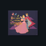 Aurora & Phillip Once Upon a Dream Waltz Canvas Print<br><div class="desc">Step into a fairytale with this enchanting “Once Upon a Dream” design starring Princess Aurora and Prince Phillip in their magical ballroom moment. Surrounded by blooming roses, dreamy clouds, and the three good fairies—Flora, Fauna, and Merryweather—this romantic graphic brings timeless Disney elegance to life. Perfect for customizable gifts, apparel, and...</div>