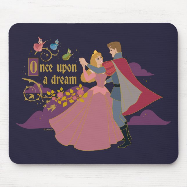 Aurora & Phillip Once Upon a Dream Waltz Mouse Pad (Front)