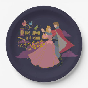 Aurora & Phillip Once Upon a Dream Waltz Paper Plate