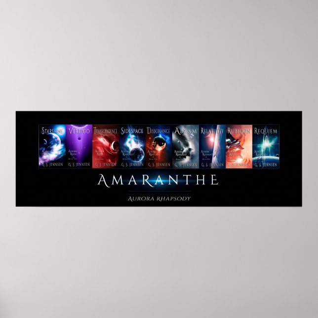 Aurora Rhapsody Cover Collage (36x12) Poster (Front)