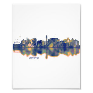 Aurora Skyline Photo Print