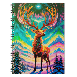 Aurora Stag: Magic in the Night Notebook