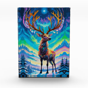 Aurora Stag: Magic in the Night Photo Block