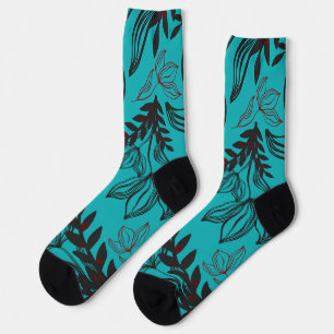 Aurora (teal) Socks