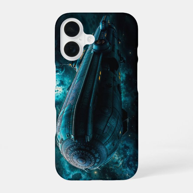 Aurora's Hope, Cosmic Journey by Xzendor7 iPhone 16 Case (Back)