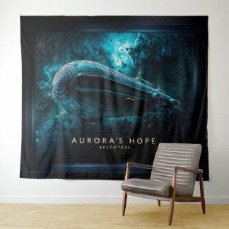 Aurora's Hope, Cosmic Journey by Xzendor7 Tapestry