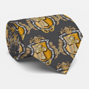 Aurum Family Crest Surname Tie