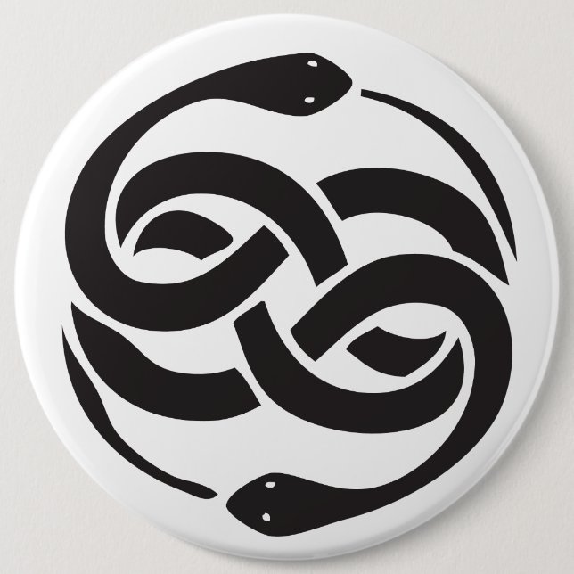 Auryn 6 Inch Round Button (Front)