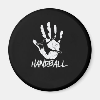 aus Hand und Ball wird Handball Magnet