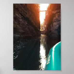 ausable chasm rafting poster