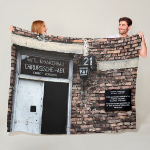 AUSHWITZ PRISON CAMP FLEECE BLANKET